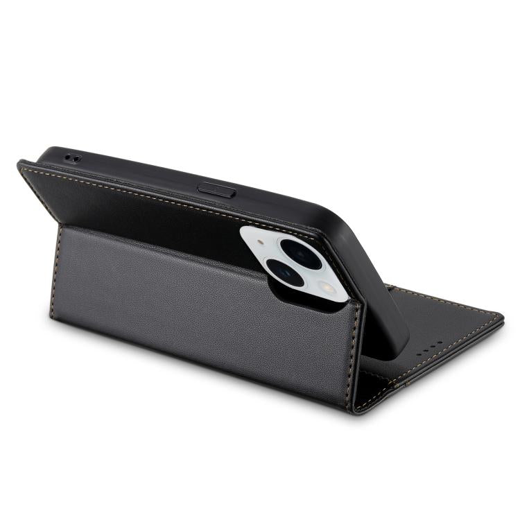 For iPhone 15 Plus / 14 Plus N.BEKUS P3 RFID Stitching Magnetic Flip Leather Phone Case