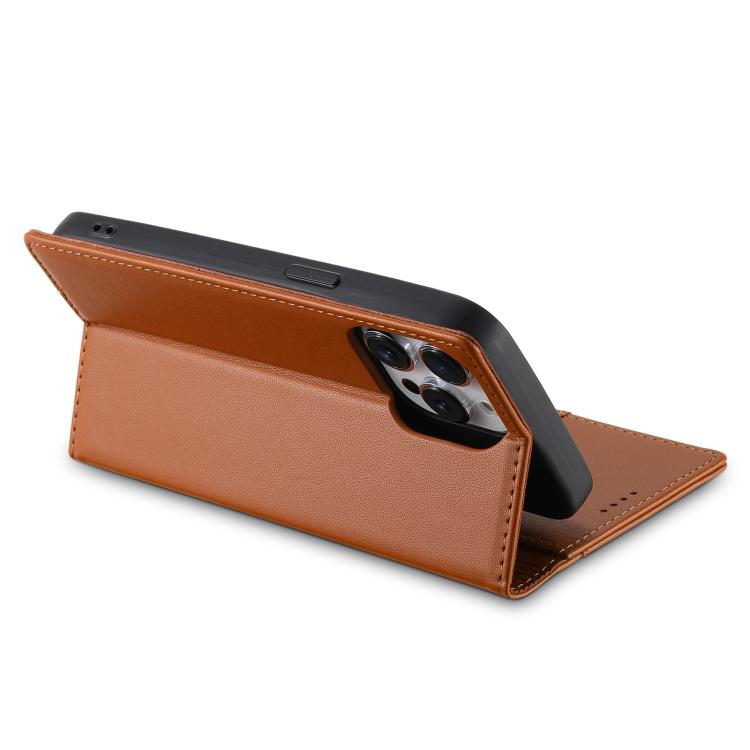 For iPhone 14 Pro N.BEKUS P3 RFID Stitching Magnetic Flip Leather Phone Case