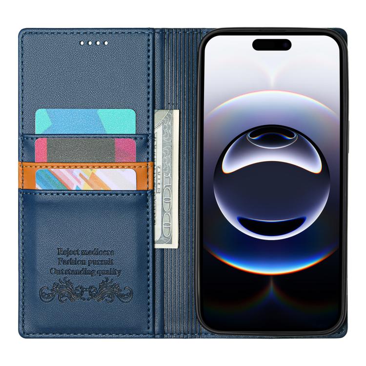 For iPhone 13 Pro N.BEKUS P3 RFID Stitching Magnetic Flip Leather Phone Case