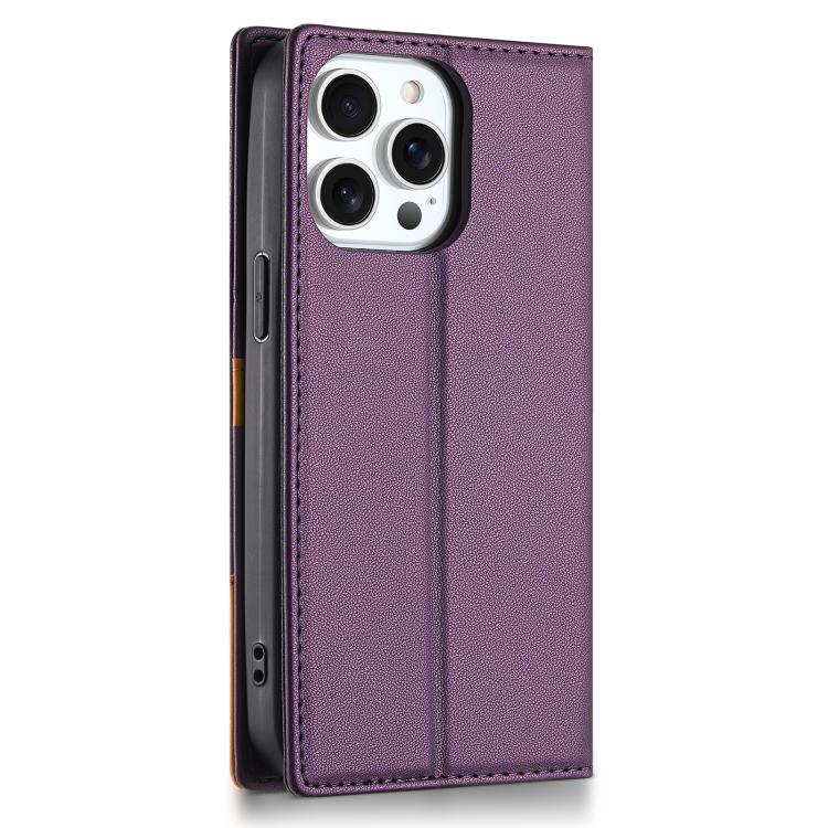 For iPhone 13 Pro N.BEKUS P3 RFID Stitching Magnetic Flip Leather Phone Case