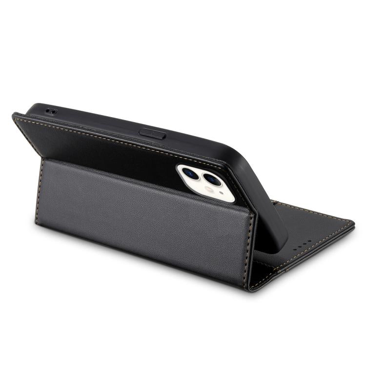 For iPhone 12 / 12 Pro N.BEKUS P3 RFID Stitching Magnetic Flip Leather Phone Case