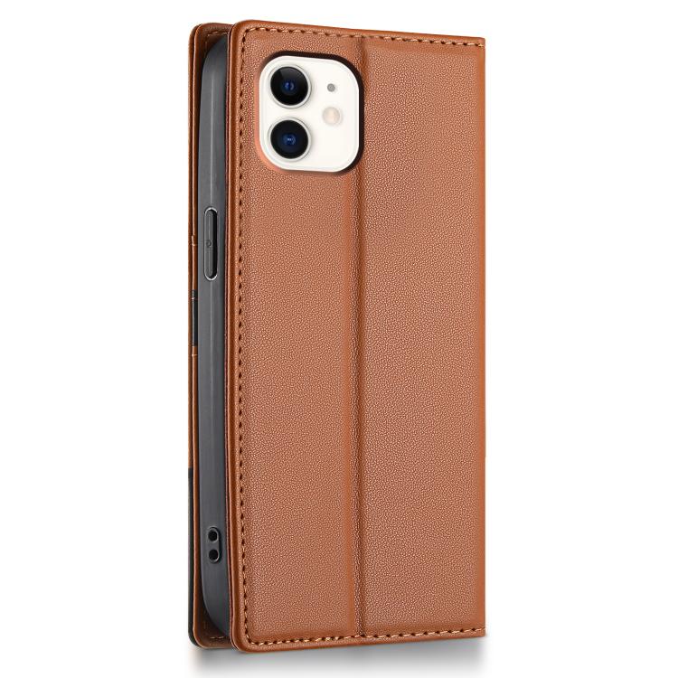 For iPhone 12 / 12 Pro N.BEKUS P3 RFID Stitching Magnetic Flip Leather Phone Case