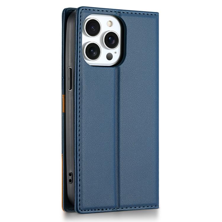 For iPhone 12 Pro Max N.BEKUS P3 RFID Stitching Magnetic Flip Leather Phone Case