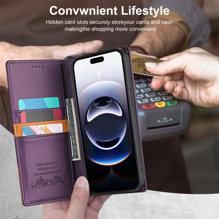 For iPhone 12 Pro Max N.BEKUS P3 RFID Stitching Magnetic Flip Leather Phone Case