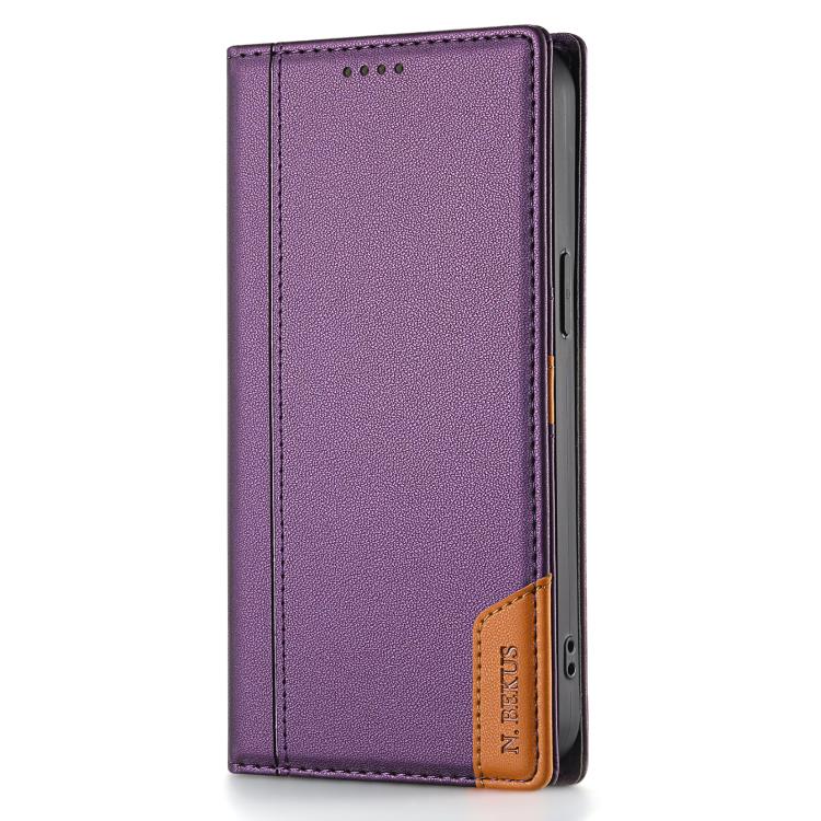 For iPhone 11 N.BEKUS P3 RFID Stitching Magnetic Flip Leather Phone Case