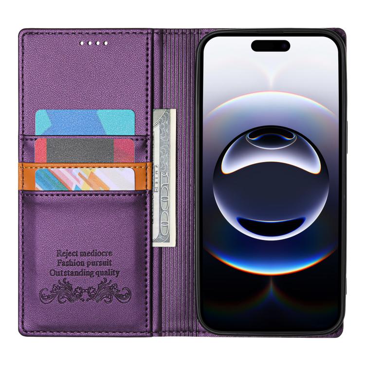 For iPhone 11 N.BEKUS P3 RFID Stitching Magnetic Flip Leather Phone Case