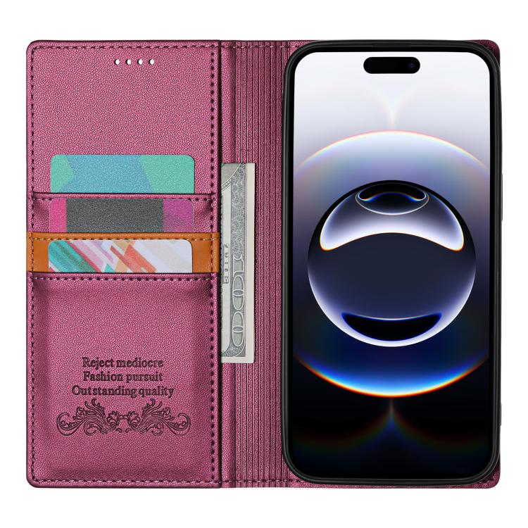 For iPhone 11 N.BEKUS P3 RFID Stitching Magnetic Flip Leather Phone Case