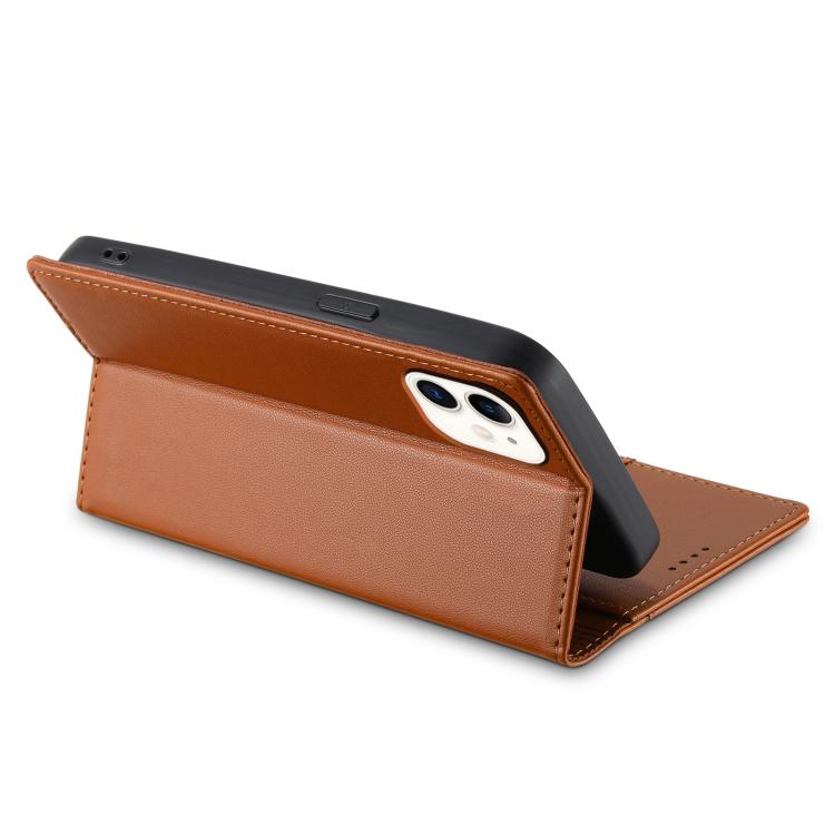 For iPhone 11 N.BEKUS P3 RFID Stitching Magnetic Flip Leather Phone Case