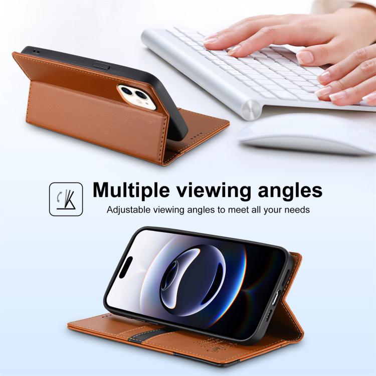 For iPhone 11 N.BEKUS P3 RFID Stitching Magnetic Flip Leather Phone Case