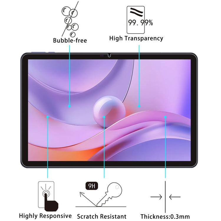 For SPC Gravity 10.1 inch 9H 0.3mm Explosion-proof Tempered Glass Film