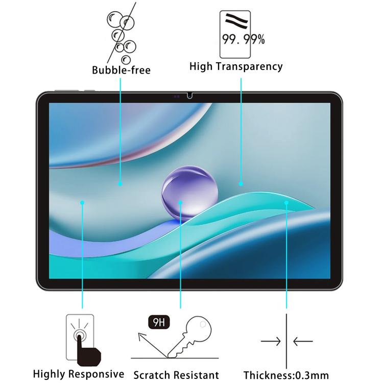 For SPC Gravity Pro 11 inch 9H 0.3mm Explosion-proof Tempered Glass Film