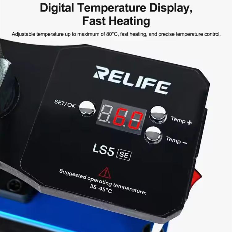 Relife LS5 SE Bidirectional Heating Holding Pressure Platform, Plug:US Plug