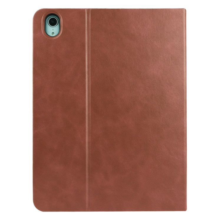For iPad Air 4 10.9 (2020) Cowhide Texture TPU Tablet Horizontal Flip Leather Case with Holder & Sleep / Wake-Up Function & Pen Slot