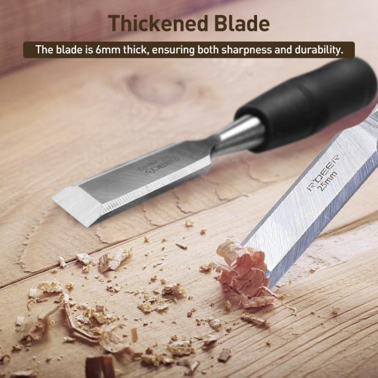 RUITOOL Knockable Through Handle Woodworking Chisel Slotting Chisel Carving Tool, Style:Right Angle Chisel