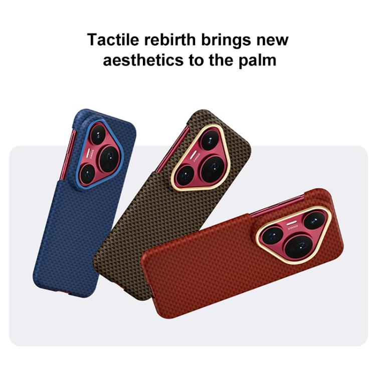 For Huawei Pura 80 Pro 5G Metal Frame Nanofiber MagSafe Magnetic Phone Case