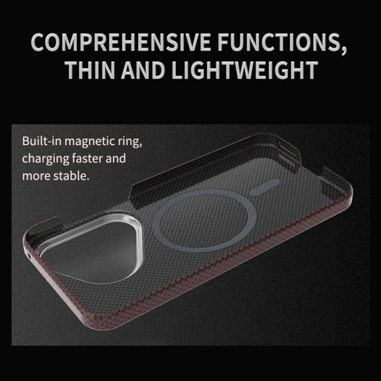 For Huawei Pura 70 Pro Metal Frame Nanofiber MagSafe Magnetic Phone Case