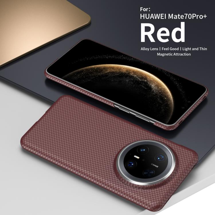 For Huawei Mate 70 Pro+ Nanofiber MagSafe Magnetic Phone Case