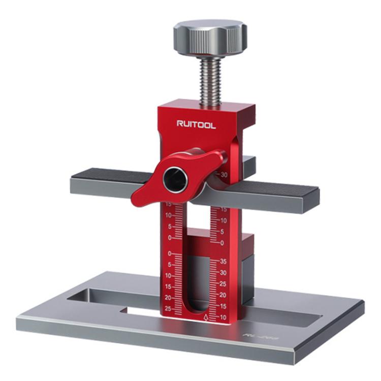RUITOOL Multifunctional Cabinet Door Installation Locator Aid with Base, Specification:Without Drill