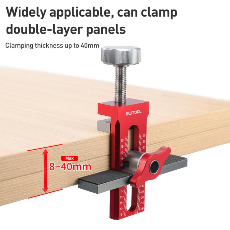 RUITOOL Multifunctional Cabinet Door Installation Locator Aid with Base, Specification:Without Drill
