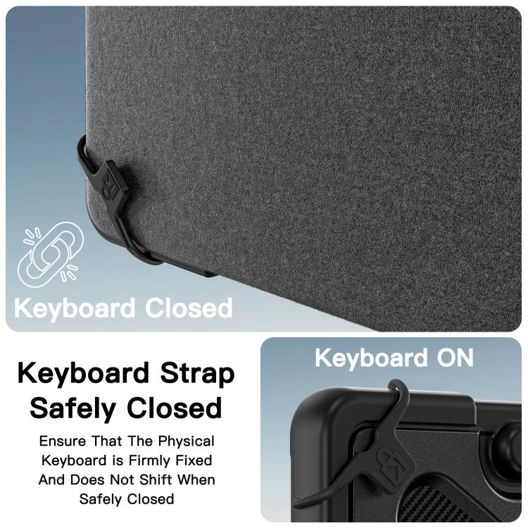 For MicroSoft Surface Pro 12 2025 Handle Rotatable Kickstand Shockproof Tablet Case with Shoulder Strap