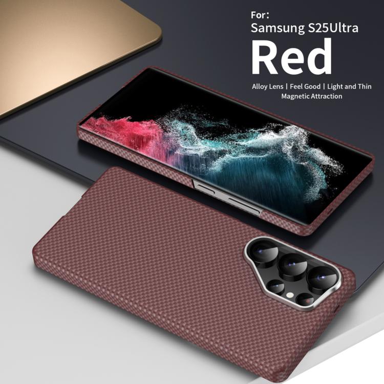 For Samsung Galaxy S25 Ultra 5G Nanofiber MagSafe Magnetic Phone Case
