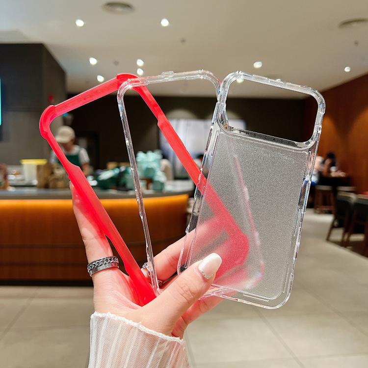 For iPhone 17 Pro Transparent Matte TPU Hybrid PC 3-in-1 Phone Case