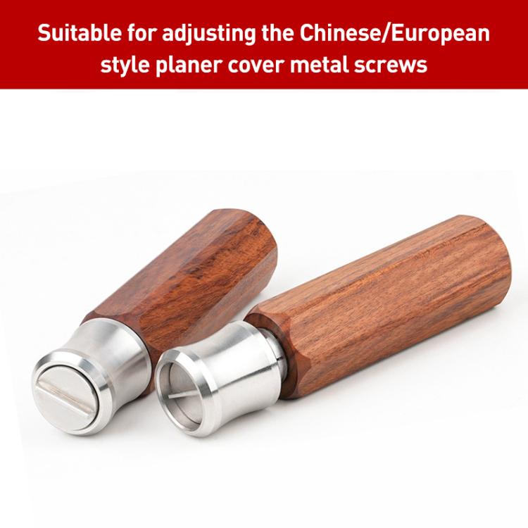 Woodworking Hand Wood Planer Slotted Screwdriver Professional Adjustment Tool, Length:101mm