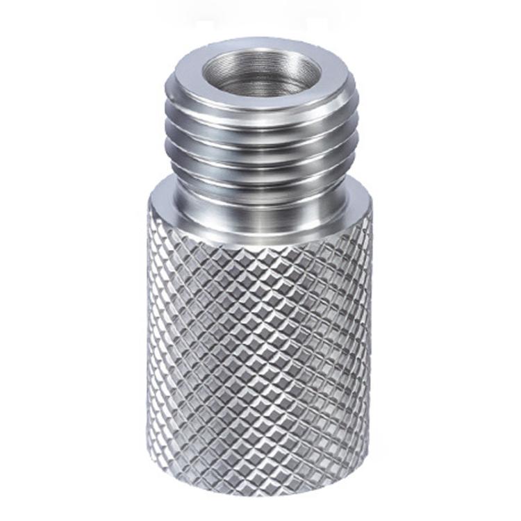 Stainless Steel Extended Knurled Drill Sleeve Multifunctional Drilling Locator, Hole Diameter:8mm