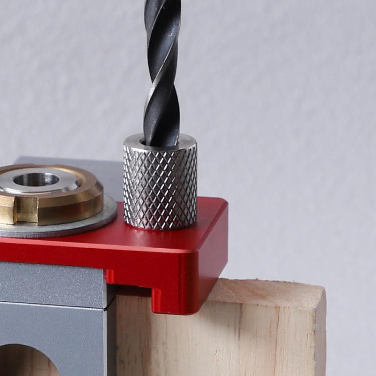 Stainless Steel Extended Knurled Drill Sleeve Multifunctional Drilling Locator, Hole Diameter:9mm