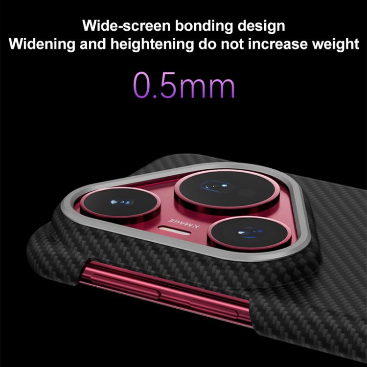 For Huawei Pura 80 5G 600D Fine Grain Series Carbon Fiber MagSafe Phone Case - Black