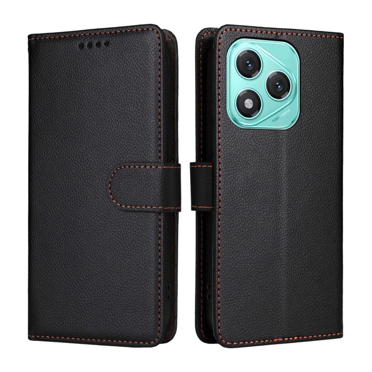 For Honor 400 Lite Global Litchi Texture RFID Blocking 3-Card Wallet Leather Phone Case