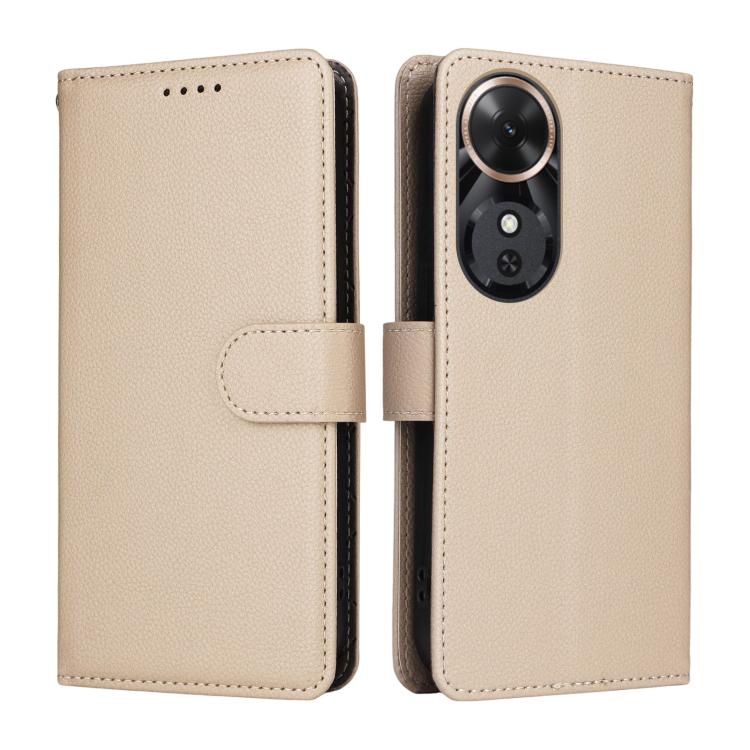 For Honor Play 60 5G Litchi Texture RFID Blocking 3-Card Wallet Leather Phone Case