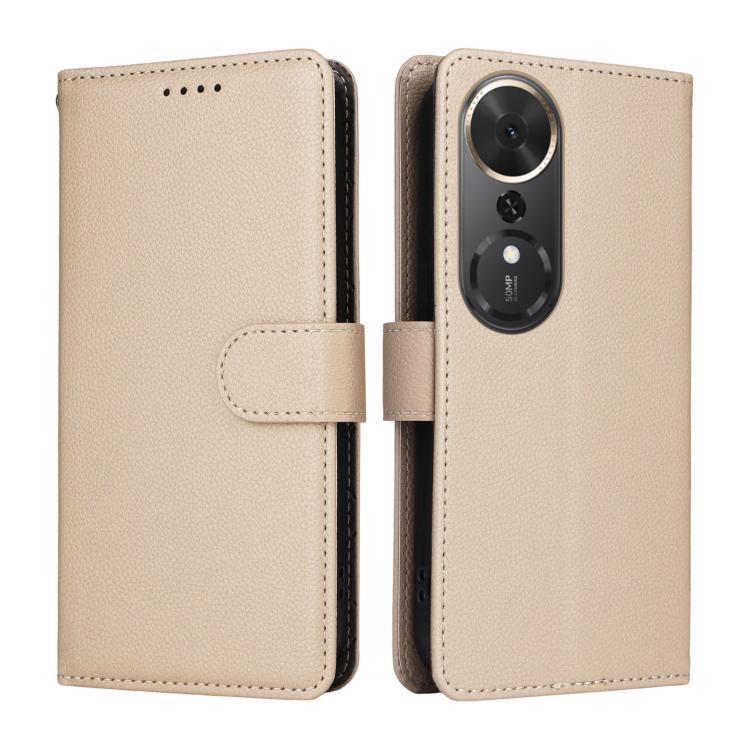 For Honor Play 70 Plus 5G Litchi Texture RFID Blocking 3-Card Wallet Leather Phone Case