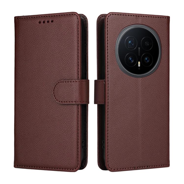 For Honor Magic8 Litchi Texture RFID Blocking 3-Card Wallet Leather Phone Case
