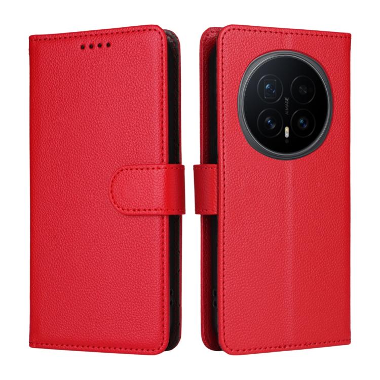 For Honor Magic8 Litchi Texture RFID Blocking 3-Card Wallet Leather Phone Case