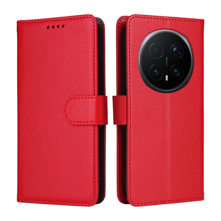 For Honor Magic8 Pro Litchi Texture RFID Blocking 3-Card Wallet Leather Phone Case