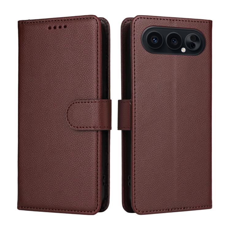 For Honor 500 / 500 Pro Global 155.8mm Litchi Texture RFID Blocking 3-Card Wallet Leather Phone Case