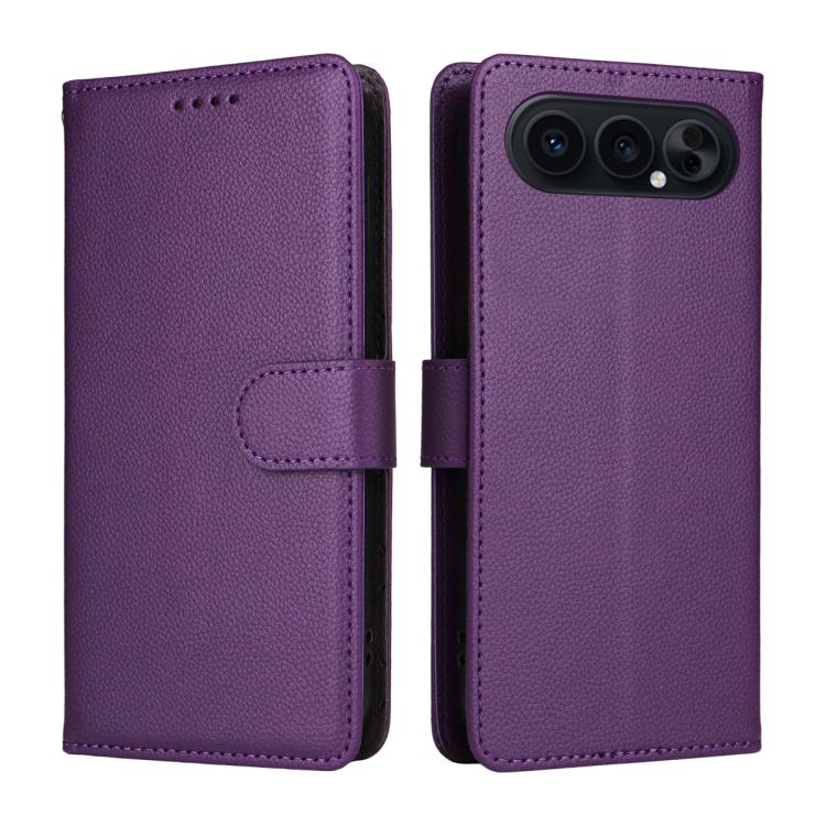 For Honor 500 / 500 Pro Global 155.8mm Litchi Texture RFID Blocking 3-Card Wallet Leather Phone Case