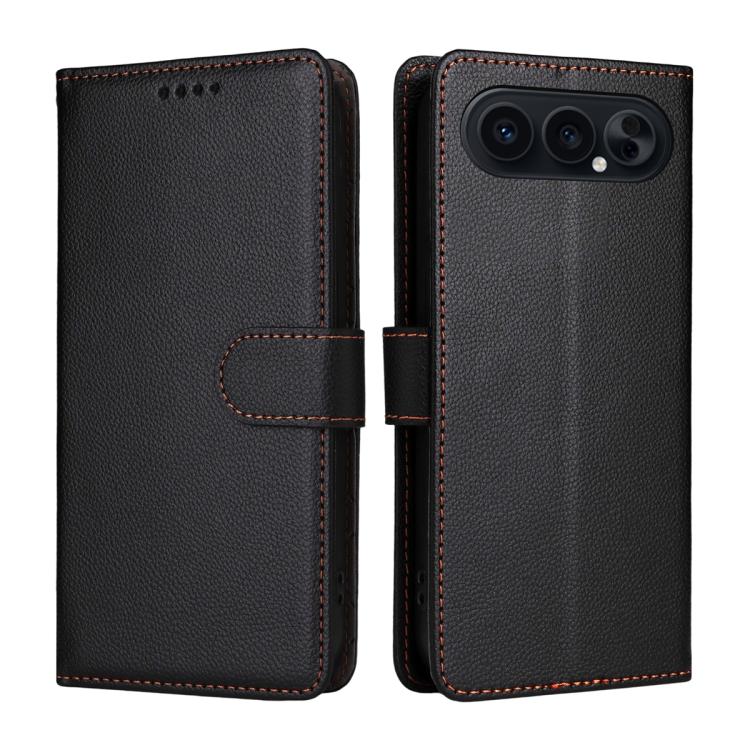 For Honor 500 / 500 Pro Global 155.8mm Litchi Texture RFID Blocking 3-Card Wallet Leather Phone Case