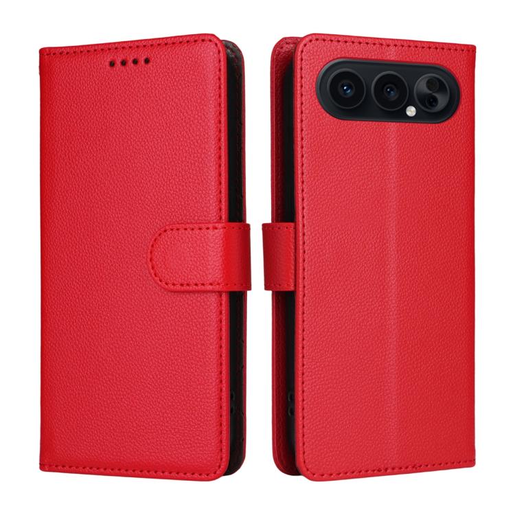 For Honor 500 / 500 Pro Global 155.8mm Litchi Texture RFID Blocking 3-Card Wallet Leather Phone Case