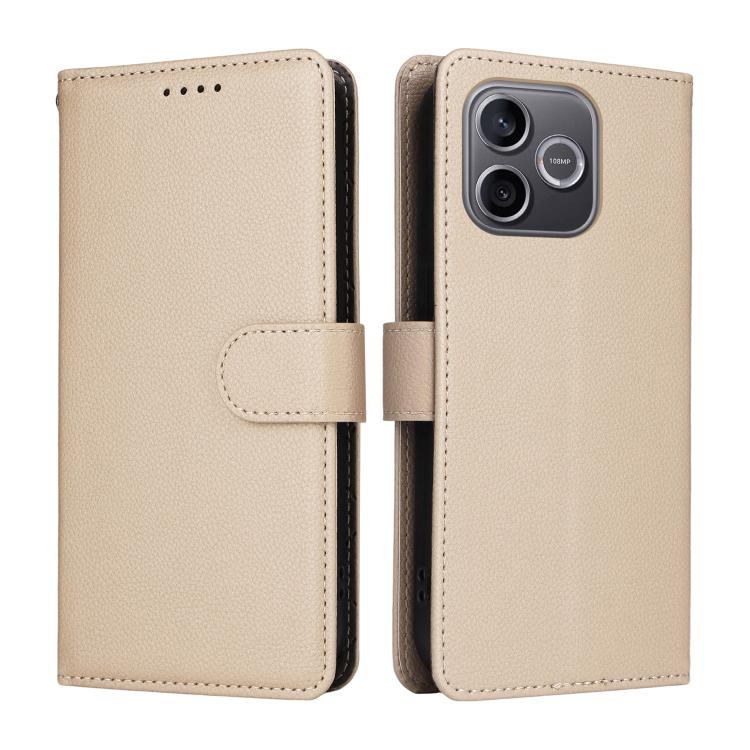 For Honor 600 Lite Global Litchi Texture RFID Blocking 3-Card Wallet Leather Phone Case
