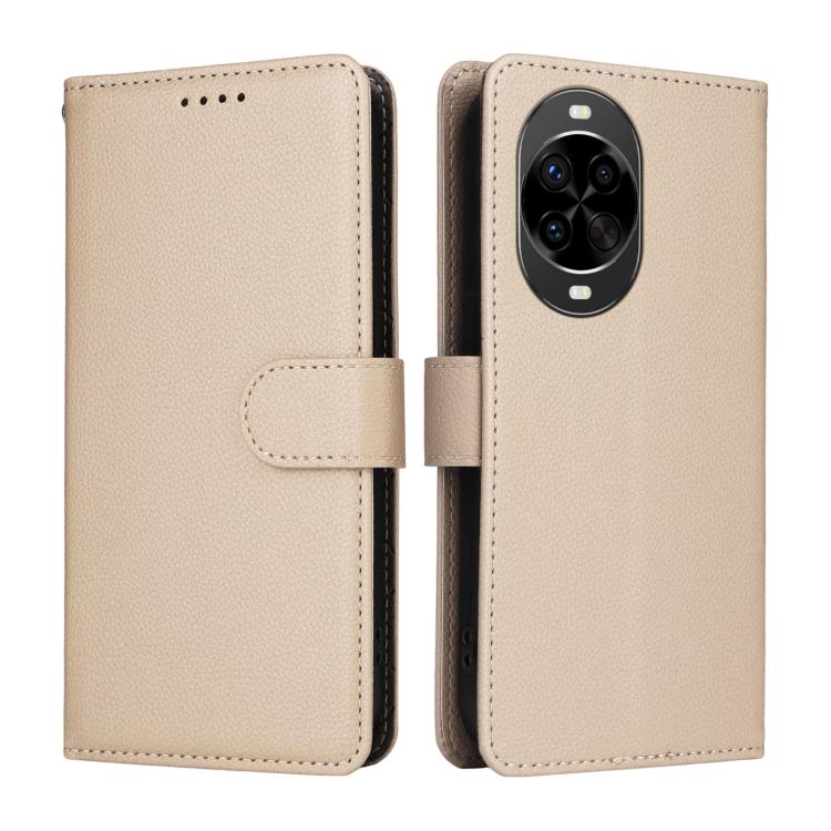 For Huawei nova 13 Pro / 14 Pro Litchi Texture RFID Blocking 3-Card Wallet Leather Phone Case