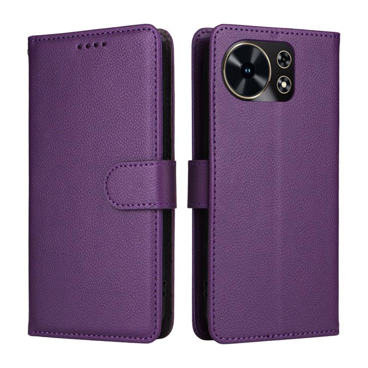 For Huawei Maimang 40 5G Litchi Texture RFID Blocking 3-Card Wallet Leather Phone Case