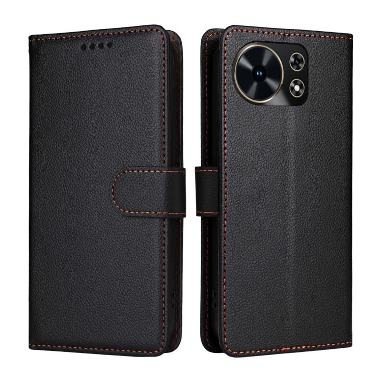 For Huawei Maimang 40 5G Litchi Texture RFID Blocking 3-Card Wallet Leather Phone Case