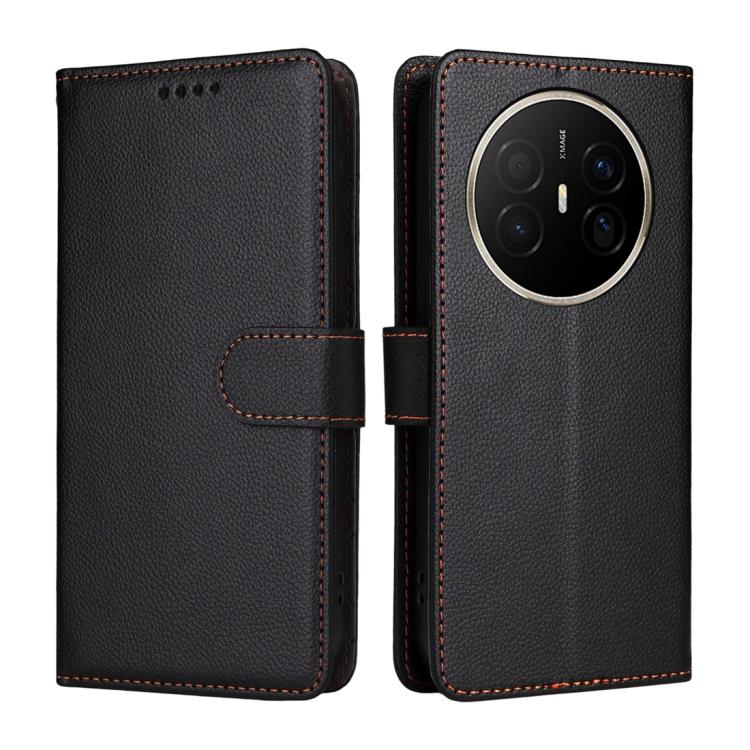 For Huawei Mate 70 Air 5G Litchi Texture RFID Blocking 3-Card Wallet Leather Phone Case