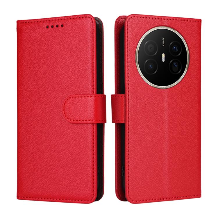 For Huawei Mate 70 Air 5G Litchi Texture RFID Blocking 3-Card Wallet Leather Phone Case