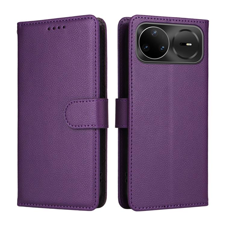 For Huawei nova 15 Pro / nova 15 Ultra Litchi Texture RFID Blocking 3-Card Wallet Leather Phone Case