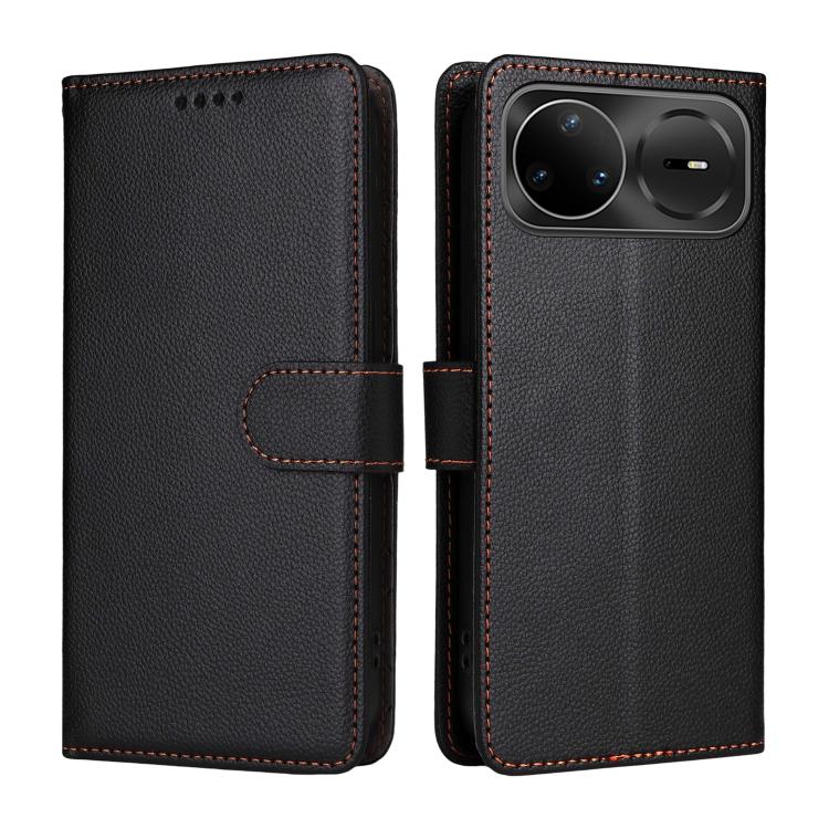 For Huawei nova 15 Pro / nova 15 Ultra Litchi Texture RFID Blocking 3-Card Wallet Leather Phone Case