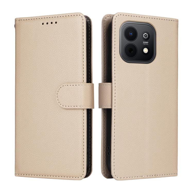 For Huawei Enjoy 90 / Enjoy 90 Plus 5G Litchi Texture RFID Blocking 3-Card Wallet Leather Phone Case