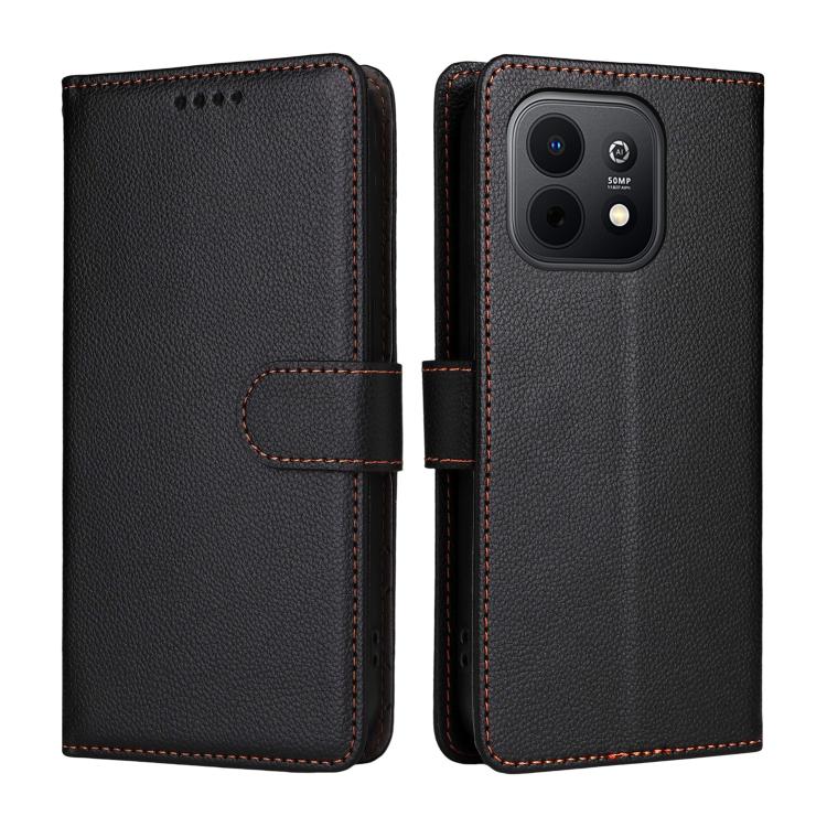 For Huawei Enjoy 90 / Enjoy 90 Plus 5G Litchi Texture RFID Blocking 3-Card Wallet Leather Phone Case